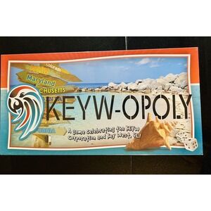 KeyWopoly Board Game Brand New in Box Gameboard Key West Florida Travel Fun Gift